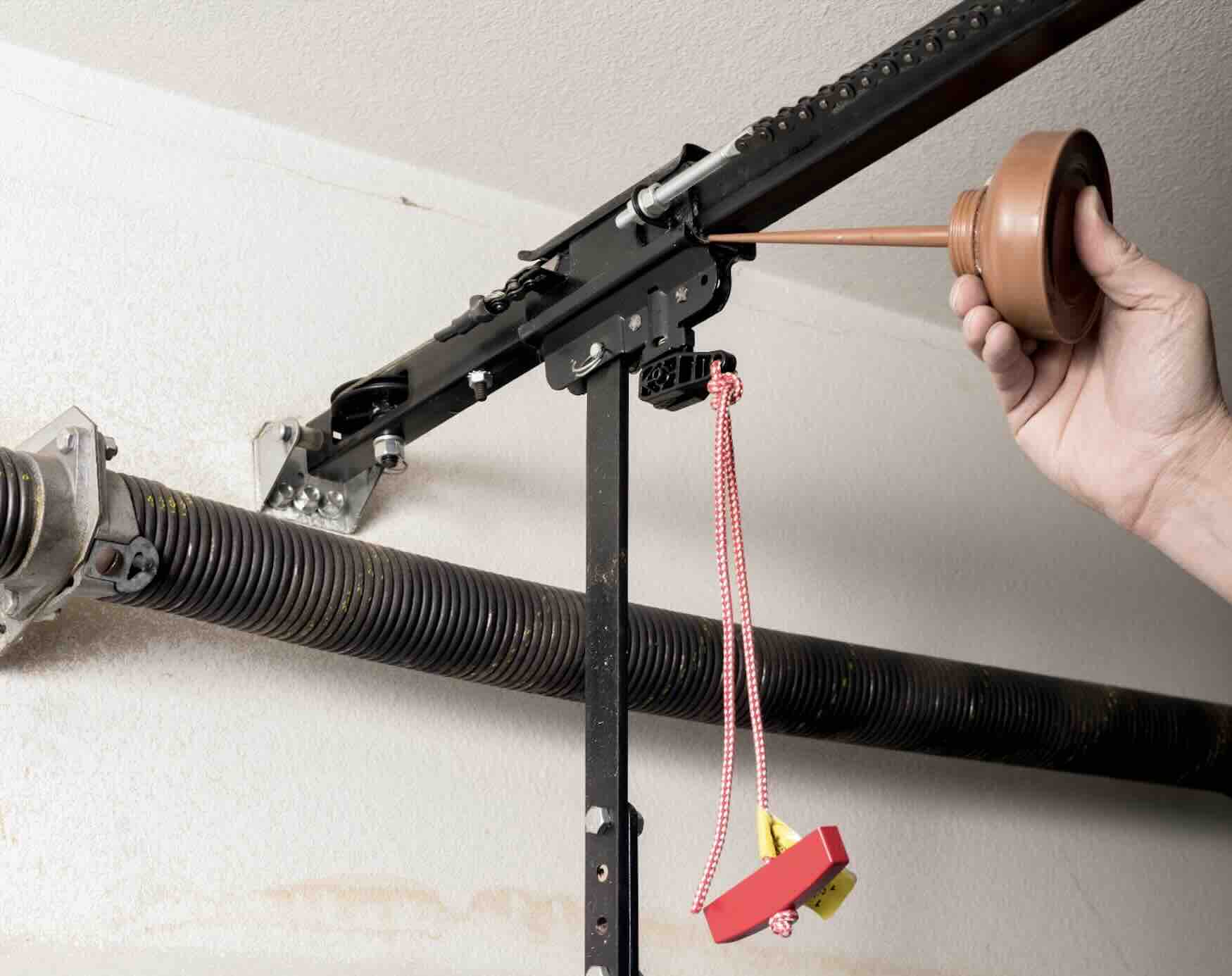 Garage door repair in progress in Arizona